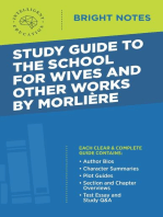 Study Guide to The School for Wives and Other Works by Molière