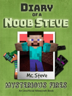 Diary of a Minecraft Noob Steve Book 1: Mysterious Fires (Unofficial Minecraft Series)