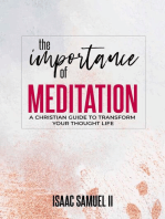 The Importance Of Meditation