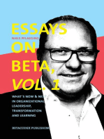 Essays on Beta, Vol. 1: What´s now & next in organizational leadership, transformation and learning