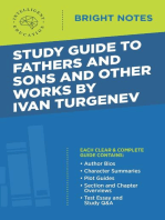 Study Guide to Fathers and Sons and Other Works by Ivan Turgenev