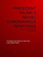 PRESIDENT TRUMP'S NOVEL CORONAVIRUS RESPONSE