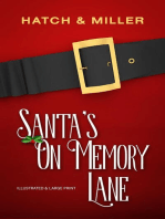 Santa's on Memory Lane: Illustrated and Large Print