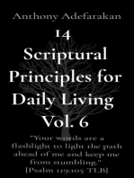 14 Scriptural Principles for Daily Living Vol. 6: "Your words are a flashlight to light the path ahead of me and keep me from stumbling." [Psalm 119: 105 TLB]