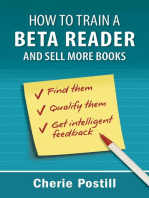 HOW TO TRAIN A BETA READER AND SELL MORE BOOKS