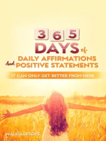 365 Days of Daily Affirmations and Positive Statements