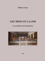 Les mots et la foi: Un vocabulaire du christianisme