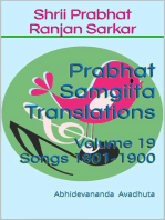 Prabhat Samgiita Translations: Volume 19 (Songs 1801-1900): Prabhat Samgiita Translations, #19