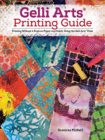 Gelli Arts® Printing Guide: Printing Without a Press on Paper and Fabric Using the Gelli Arts® Plate