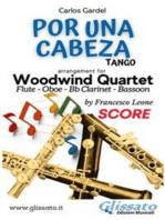 Por una cabeza - Woodwind Quartet (score)