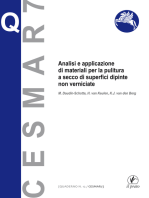 Analisi e applicazione di materiali per la pittura a secco di superfici dipinte non verniciate