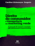 Direito do consumidor e transparência no marketing verde: A promoção do consumo consciente pelo enfrentamento do greenwashing