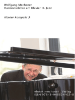 Harmonielehre am Klavier III. Jazz: Klavier kompakt 3