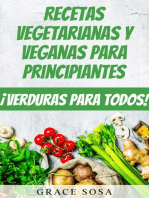 Recetas vegetarianas y veganas para principiantes