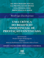 Da seguridade social na proteção do idoso e da pessoa com deficiência e além: uma crítica do benefício assistencial de prestação continuada