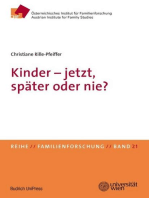 Kinder – jetzt, später oder nie?: Generatives Verhalten und Kinderwunsch in Österreich, Schweden und Spanien