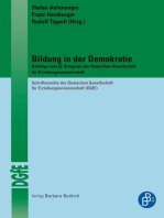 Bildung in der Demokratie: Beiträge zum 22. Kongress der Deutschen Gesellschaft für Erziehungswissenschaft