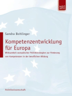 Kompetenzentwicklung für Europa: Wirksamkeit europäischer Politikstrategien zur Förderung von Kompetenzen in der beruflichen Bildung