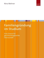 Familiengründung im Studium: Eine Chance für geschlechtergerechte Elternschaft?