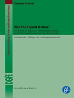 Nachhaltigkeit lernen?: Der Diskurs um Bildung für nachhaltige Entwicklung aus der Sicht evolutionstheoretischer Anthropologie