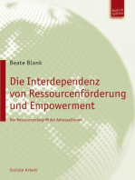 Die Interdependenz von Ressourcenförderung und Empowerment: Der Ressourcenbegriff der AdressatInnen