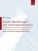 Soziale Beziehungen und Leistungsmotivation: Die Bedeutung von Bezugspersonen für die längerfristige Aufrechterhaltung der Lern- und Leistungsmotivation