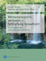 Menschenrechte weltweit – Schöpfung bewahren!: Grundlagen einer ethischen Umweltpolitik