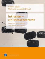 Inklusion – ein Menschenrecht: Was hat sich getan, was kann man tun?