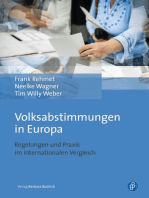 Volksabstimmungen in Europa: Regelungen und Praxis im internationalen Vergleich