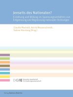 Jenseits des Nationalen?: Erziehung und Bildung im Spannungsverhältnis von Entgrenzung und Begrenzung nationaler Ordnungen