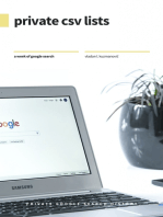 Private CSV Lists
