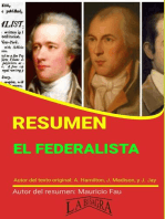 Resumen de El Federalista de A. Hamilton, J. Madison y J. Jay: RESÚMENES UNIVERSITARIOS