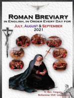The Roman Breviary: in English, in Order, Every Day for July, August, September 2021