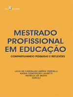 Mestrado profissional em educação: Compartilhando pesquisas e reflexões