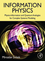 Information Physics: Physics-Information and Quantum Analogies for Complex Systems Modeling