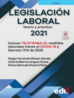Legislación laboral 2021: Incluye TELETRABAJO, medidas laborales frente al COVID19 y Decreto 1174 de 2020