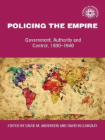 Policing the empire: Government, authority and control, 1830-1940