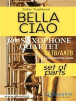 Bella Ciao - Saxophone Quartet (parts)