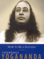 How to Be a Success