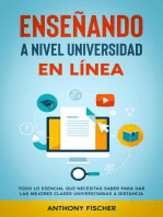 Enseñando a Nivel Universidad en Línea