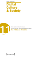 Digital Culture & Society (DCS): Vol. 6, Issue 2/2020 - The Politics of Metadata