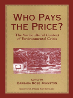 Who Pays the Price?: The Sociocultural Context Of Environmental Crisis