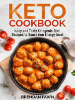 Keto Cookbook, Juicy and Tasty Ketogenic Diet Recipes to Boost Your Energy Level