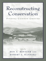 Reconstructing Conservation: Finding Common Ground