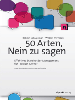 50 Arten, Nein zu sagen: Effektives Stakeholder-Management für Product Owner