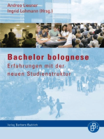 Bachelor bolognese – Erfahrungen mit der neuen Studienstruktur