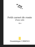 Petit carnet de route d'une solo: Op.2