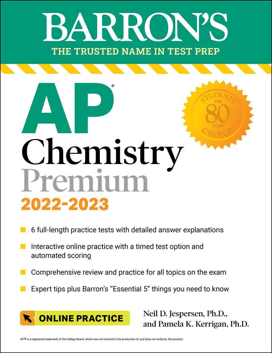 Princeton Review AP Chemistry Premium Prep, 2023 Practice, 44 OFF