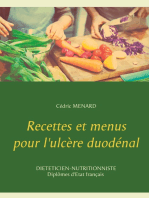 Recettes et menus pour l'ulcère duodénal