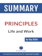 Summary of Principles: Life and Work - by Ray Dalio